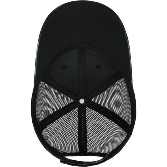 Mesh fishing hat adjustable trucker cap breathable six panel low crown - Picture 5 of 6